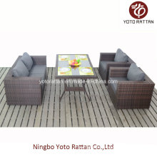 Neues Set Outdoor Rattan Esszimmer Set mit Tisch (1207)